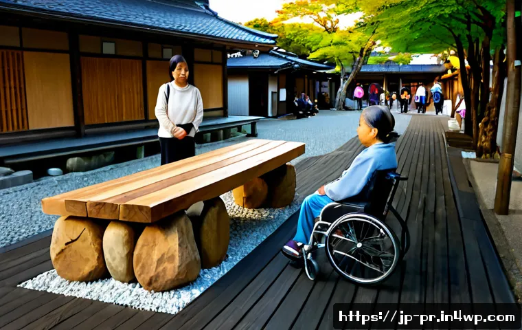 장소 특정적 예술의 사회적 책임 - Photorealistic documentary-style scene of a site-specific public art installation in a quiet Japanes...
